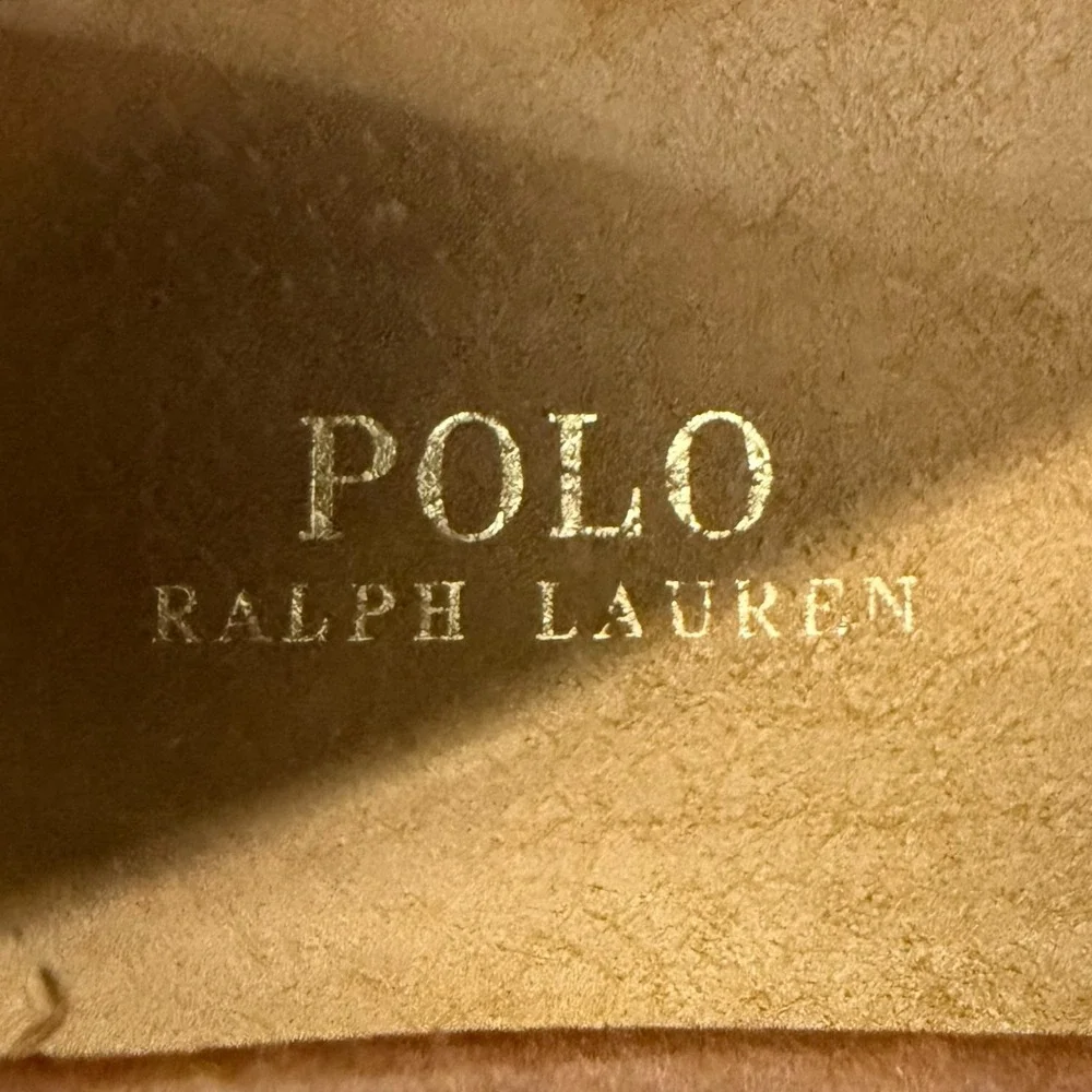 Polo Ralph Lauren Wes Tan Leather Penny Driving Loafers Mens Shoes Size 11D